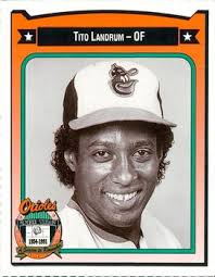 Before he became macho man randy savage, randy poffo played major league baseball. Tito Landrum Society For American Baseball Research
