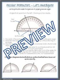 Helping Students Make Sense Of Using Protractors To Properly Measure And Draw Angles Using The Common Cor Common Core Lesson Plans Math Measurement Common Core