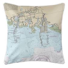 Breakwater Bay Nautical Chart New Port Richey Fl Throw