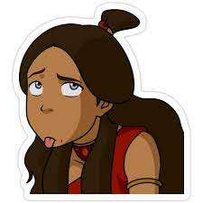 The amphitheater in katara cultural village, doha qatar. Katara Tongue Sticking Out Sticker By My Girl Katara In 2021 Avatar Cartoon Anime Stickers Stickers