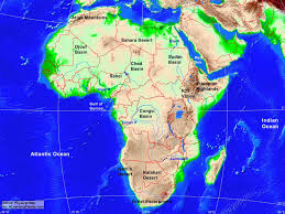 This represents 6% of the earth's surface and 20% of the land surface. Africa Physical Map A Learning Family