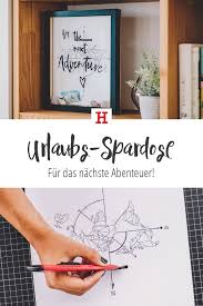 Urlaubsspardose Im Bilderrahmen Spardose Basteln Spardose Spardose Selber Machen