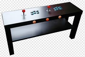 Raspberry pi powered mame machine in an ikea coffee table.i probably wouldn't recommend trying to build this unless you have a bit of experience with electronics. Coffee Tables Arcade Game Ikea Arcade Controller Table Electronics Furniture Coffee Tables Png Pngwing