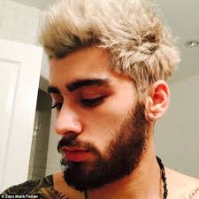 Dip dye ombre remy human hair extensions tape in skin weft black to grey 20inch. Zayn Malik Unveils Shocking Pink Dip Dyed Hair In Shirtless Selfie Daily Mail Online