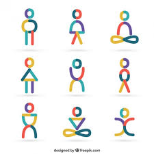 What software u ussually work with? Free Vector People Icons In Abstract Style