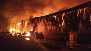 Mersinde yangın söndürme firmaları, gürsan yangın,mersin yangın tüpü Mersin De Naranciye Paketleme Fabrikasinda Yangin