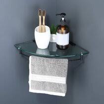 Check spelling or type a new query. Wayfair Glass Bathroom Wall Display Shelves You Ll Love In 2021