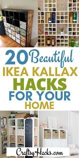 20 Ikea Kallax Hacks Your Home Needs Kallax Ikea Ikea Kallax Shelving Ikea Kallax Shelf