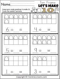 The alphabet and alphabetical order is also covered in this section. Free Christmas Addition Worksheet For Kindergarten Free4classrooms