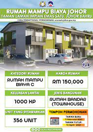 Panduan permohonan rumah mampu biaya johor rmbj. Sukj Bahagian Perumahan Makluman Berikut Adalah Rumah Mampu Biaya Johor Jenis C Yang Terkini Pemohon Boleh Membuat Semakan Maklumat Projek Di Portal Hartanah Https Erumah Johor Gov My Eperumahan Hartanah Index Htm Pendaftaran Permohonan Boleh