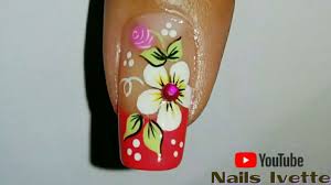 Uñas decoradas con flores lindas. Espero Te Guste Esta Facil Y Bonita Decoracion En Unas Si Estas Aqui Y Aun No Te Suscribes A Mi Canal Te Invit Disenos De Unas Pies Arte De Unas De