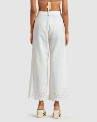 Cutwork Cotton Linen Pant fantastic