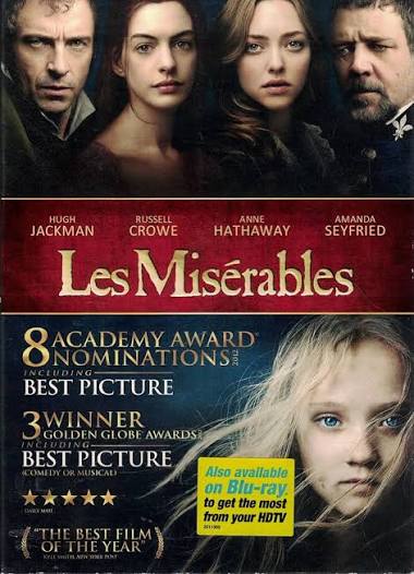 Amazon.com: Les Misérables : Hugh Jackman, Russell Crowe, Anne Hathaway,  Amanda Seyfried, Eddie Redmayne, Helena Bonham Carter, Sacha Baron Cohen,  Tim Bevan, Eric Fellner, Debra Hayward, Cameron Mackintosh, Tom Hooper:  Movies &