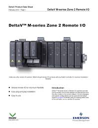 Deltav M Series Zone 2 Remote I O Series Zone 2 Remote I O Manualzz