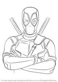 How to draw deadpool from marvel comics. 14 Resplendent Cartoon Drawing Tips Ideas Deadpool Drawing Easy Cartoon Drawings Cartoon Drawing Tutorial