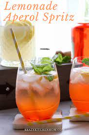 lemonade aperol spritz recipe cocktail recipes summer drinks aperol spritz