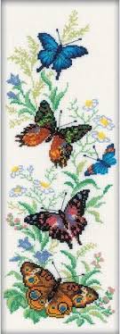 Latest cross stitch butterfly designs. Rto Flying Butterflies Cross Stitch Kit M147 123stitch