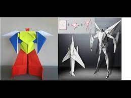 Origami Robot Power Ranger Origami Robot Transformer How To Make Origami Paper Origami Art Paper Robot Origami