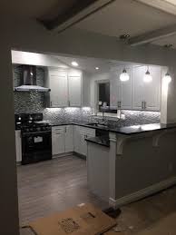 kitchen renovation w/cathedral ceiling
