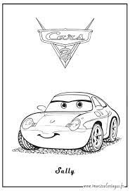 Coloriages Cars 2 Sally Cars 2 Coloriages Les Bagnoles 2