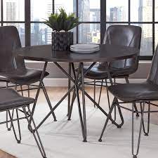 112m consumers helped this year. Steve Silver Derek 491345041 45 Round Industrial Dining Table With Iron Base Sam Levitz Furniture Dining Tables