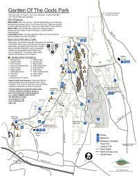 Garden Of The Gods Map Colorado Map Colorado Springs Map Walking In Nature
