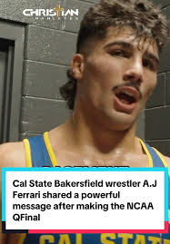 A.J. Ferrari's Inspirational Message After NCAA Quarterfinal