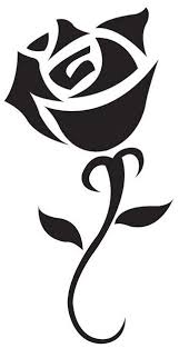 Tribal bunga mawar free download clip art webcomicms net. Simple Easy Tribal Rose Novocom Top
