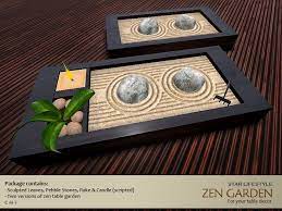 Zen garden арреаrеd with thе rіѕе оf zеn buddhіѕm. Second Life Marketplace Star Lifestyle Home Furniture Table Decor Zen Garden