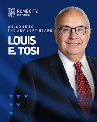 Welcome, Louis E. Tosi, to the Rome City Institute's Advisory Board! 📚🦁  We are excited to welcome Louis E. Tosi, Attorney at Law with Shumaker,  Loop & Kendrick, LLP, to our team.