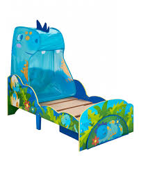 Truly awesome to look at, this bed frame is definitely unique. Dinosaur Toddler Bed With Storage And Canopy