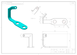 3d Modeling Practice 698 Study Cadcam Sheet Metal Drawing Solidworks Industrial Design Sketch