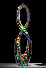 Infinity Art Glass Infinity Art Glass Art Hand Blown Glass Art