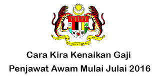 Jadual pembayaran gaji bagi penjawat awam 2016 | assalamualaikum. Panduan Pengiraan Kenaikan Gaji Penjawat Awam Mulai Julai 2016 Cikgu Share