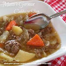 German Cabbage Soup Recipe Made Just Like Oma Recipe Cabbage Soup Recipes German Cabbage Soup Recipe Recipes