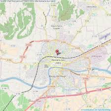 Plan Romans Sur Isere Carte Ville Romans Sur Isere
