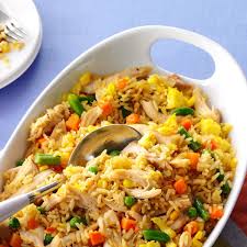 Super Quick Chicken Fried Rice Recipe Chicken Fried Rice Recipe Rice Recipes For Dinner Fried Rice