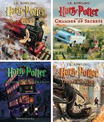 Harry potter and the cursed child, parts 1 & 2 and harry potter and the philosopher's stone 2 books bundle collection by j.k. Harry Potter Illustrated Books 1 4 J K Rowling Jim Kay Amazon Com Books