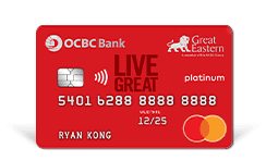 Kad kredit tersebut bunga tahunannya adalah 15%. Ocbc Cards