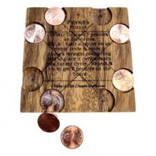 The text is all deeply laser engraved and the backing is heavy duty floorboard so the puzzle has a great weight and feel. 10 Penny Puzzle