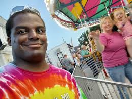 Everything was centered pretty well till I changed the angle of my  self-portrait. Oh well. I guess it's fitting given the subject matter.