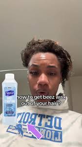 Removing Murrays Beeswax from Hair