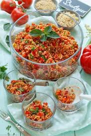 Schneller Und Einfacher Bulgursalat Emmikochteinfach Rezept Grillsalate Bulgursalat Sommersalat