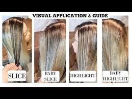 Ombre hair color makeover, hand painted balayage ombre technique dark to blonde tutorial, best ombre hair color transformation tutorial professional hairstyles compilation hairtrendy, super simple balayage hair tutorial, how to color hair ombre balayage hair color technique full length. Slice Baby Slice Highlight Babylight Highlighting Guide Youtube Hair Color Techniques Hair Foils Hair Color Formulas