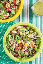 Santa Fe Salad Cilantro Lime Peanut Vinaigrette Bit Bauble