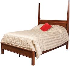However, the coverlet and bedspread are thin and lightweight while the comforter is a thick type of bed covering. Modern Queen Pencil Post Bed W Low Footboard By Daniel S Amish Collection Nis822956219 Riley S Furniture Mattress