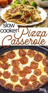 Crockpot Pizza Slow Cooker Recipe Recipe Slow Cooker Recipes Crock Pot Pizza Cooker Recipes