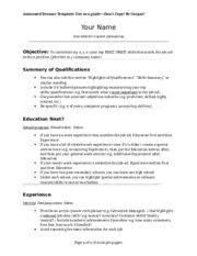 annotated+resume+template annotated