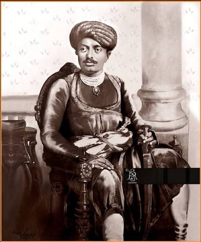 Homage & Respects to H.H Thakore Saheb Bawajiraj Of Rajkot on his 165th birth anniversary. Born 1856, 30th Aug. Succeeded as a minor on the death of his father Mehramansinhji IV in