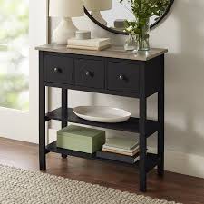 Better Homes Gardens Laurel Console Table With Images Console Table Black Console Table Living Room Console